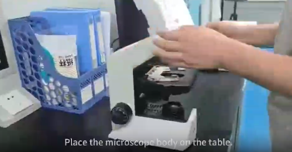 How to install a fluorescence microscope